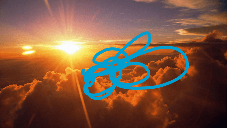 Sunshine scribble