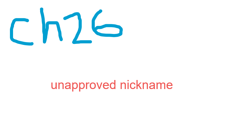 ch26 Unapproved nickname